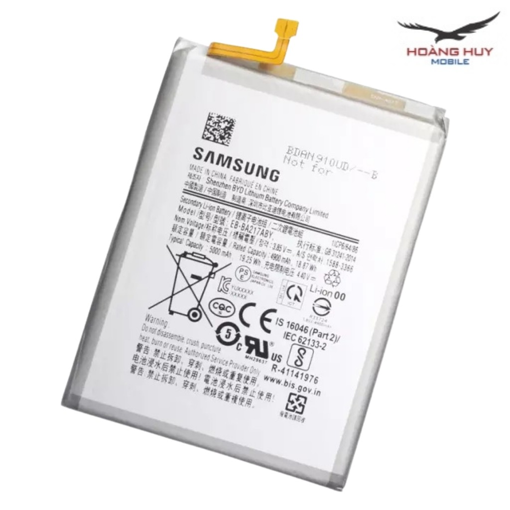 Pin Samsung Galaxy A21s,A12,A02,EB-BA217ABY Dung Lượng 5000mAh Hàng Zin Nhập Khẩu Bảo Hành 6 Tháng 1 Đổi 1