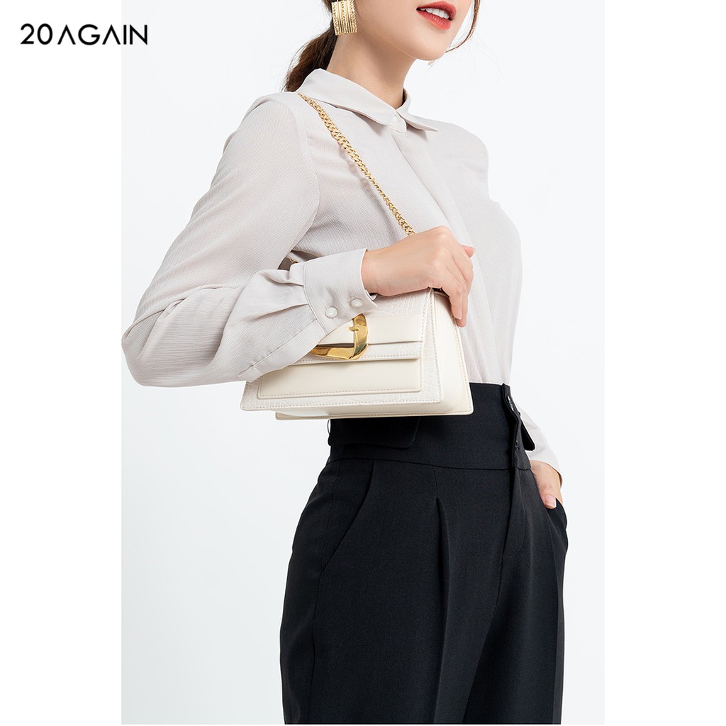 Áo sơ mi voan nữ công sở 92WEAR đủ màu, đủ size, cổ đức ASA1050