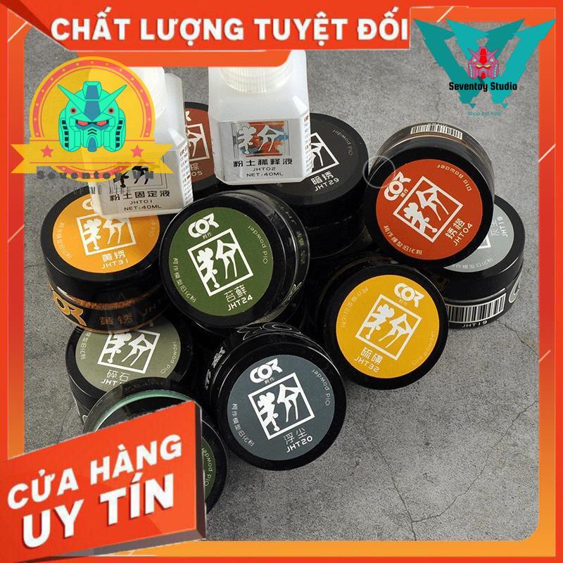 Bột pigment giả gỉ sét bùn đất, hiệu ứng cho mô hình quân sự, mô hình gundam các loại 30ml
