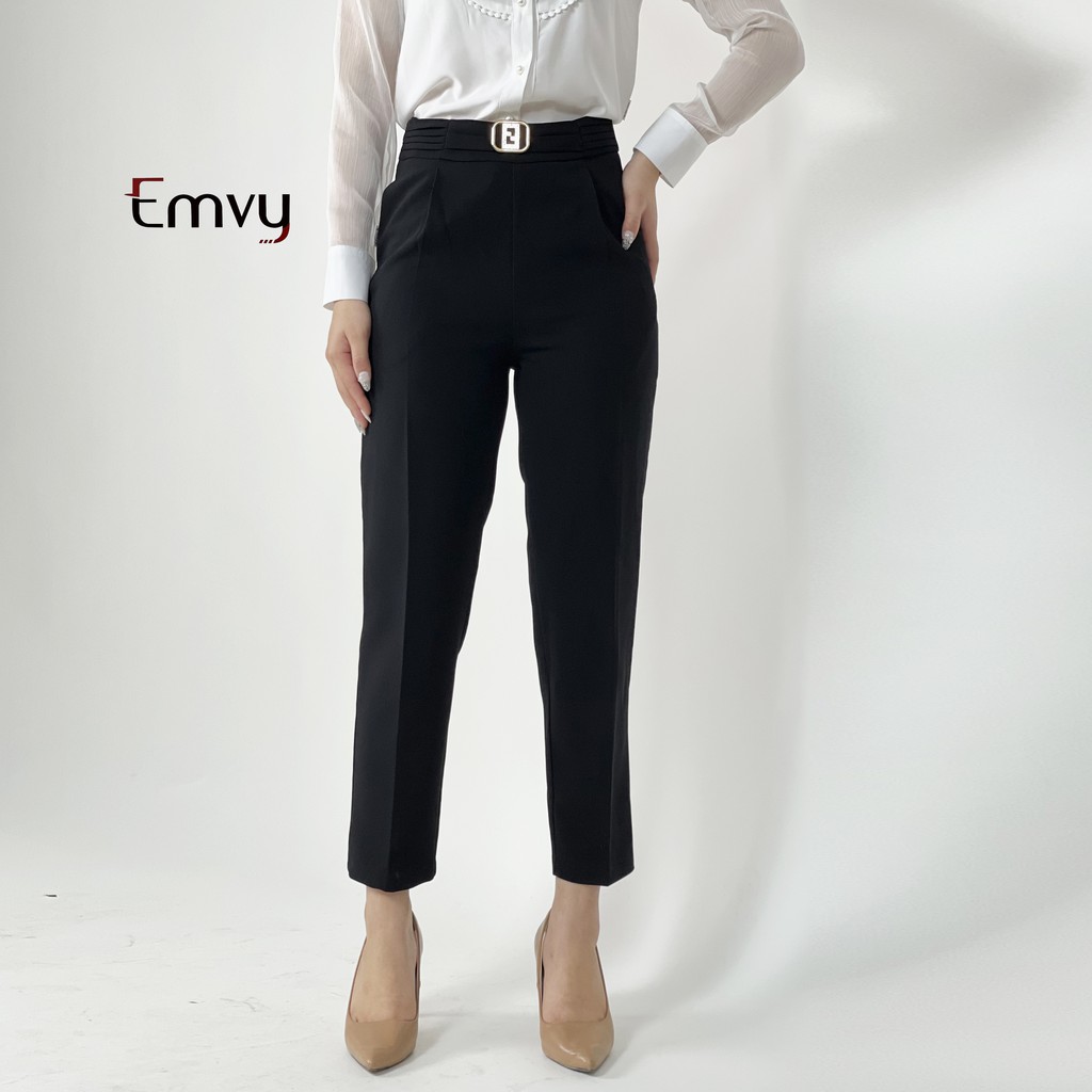 Quần tây nữ công sở chất kaki cao cấp Emvy - Q5