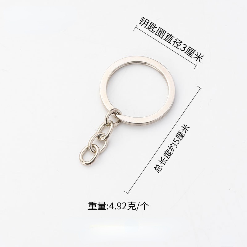 Set 10 Móc Khóa Mạ Điện Handmade diy Xinh Xắn