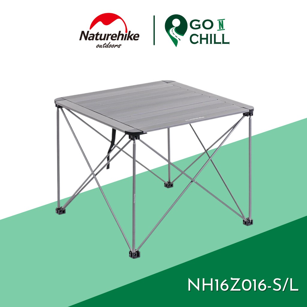 ♣Bàn nhôm dã ngoại, cắm trại gấp gọn Naturehike NH16Z016-S | NH16Z016-L