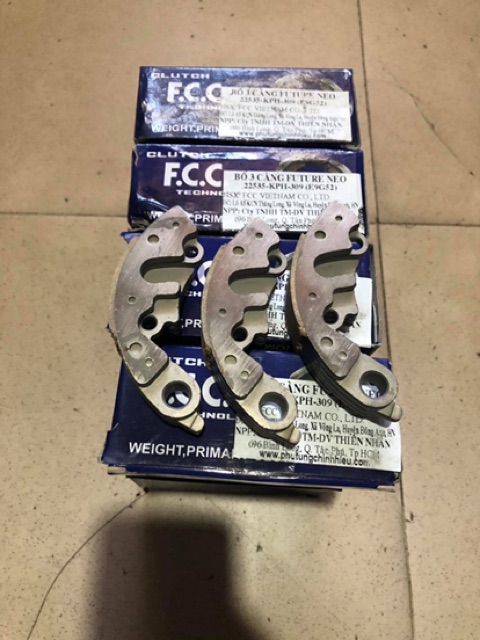 Combo chuông + bố 3 càng Fu neo/ Fu 2 / Wave 125 Hiệu FCC