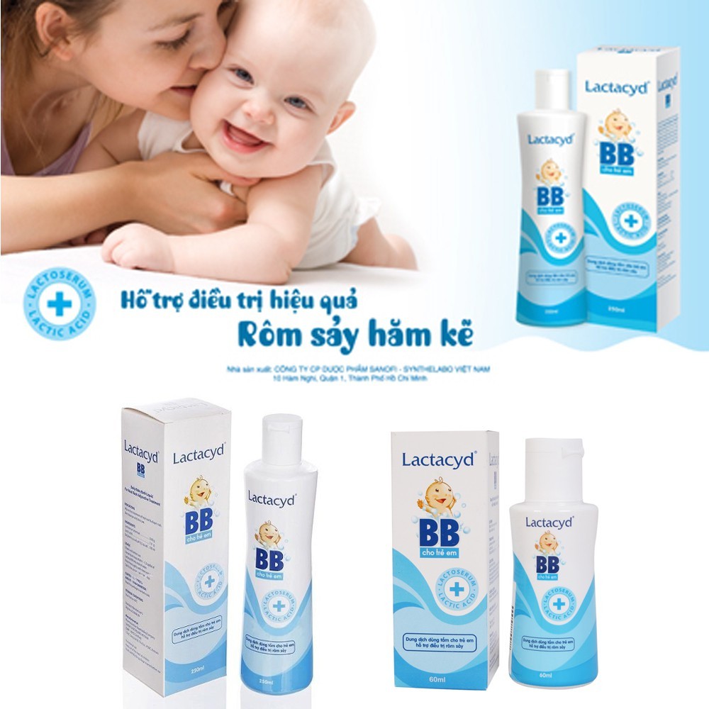 Sữa tắm gội lactacyd cho bé