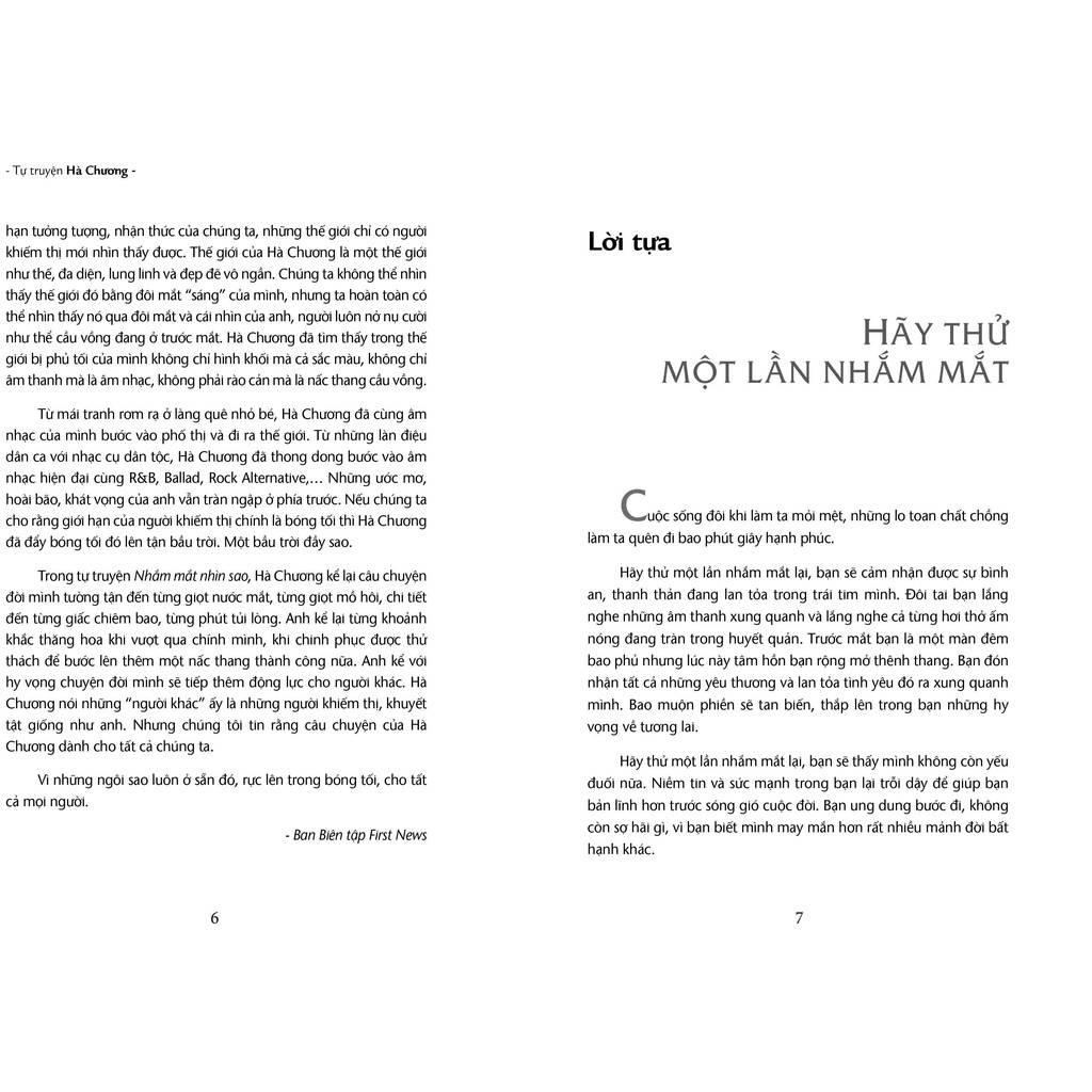 Sách - Nhắm mắt nhìn sao