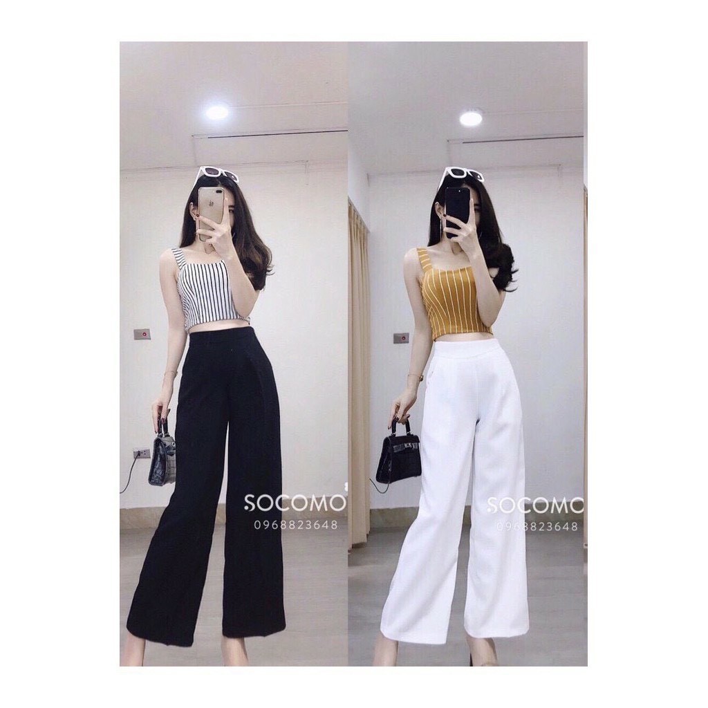 QUẦN ỐNG SUÔNG  Tôn Dáng Nữ (Ảnh Thật Phía Sau)