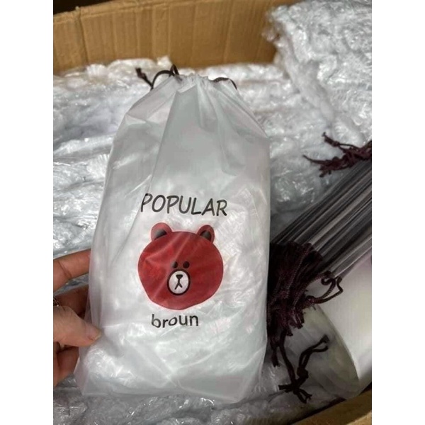 Bọc thực phẩm gấu 6 túi ( 600cái )