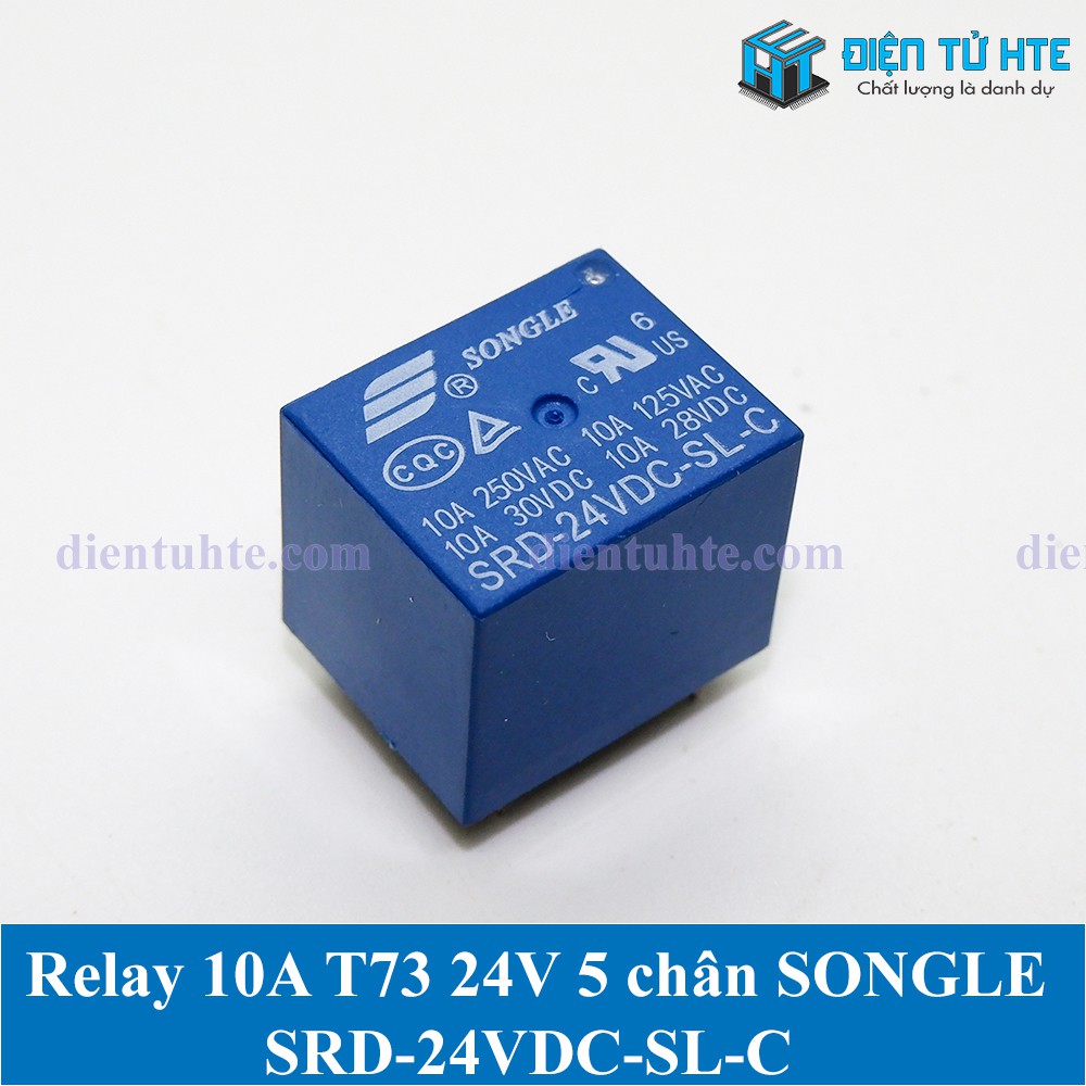 Relay SRD-24VDC-SL-C 24V 5 chân 10A chuẩn SONGLE