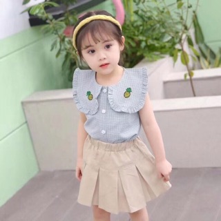 Set váy dứa bé gái