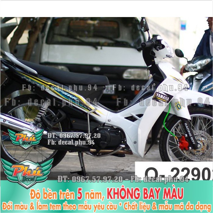 Tem rời Sirius xe đen trắng (P) -1