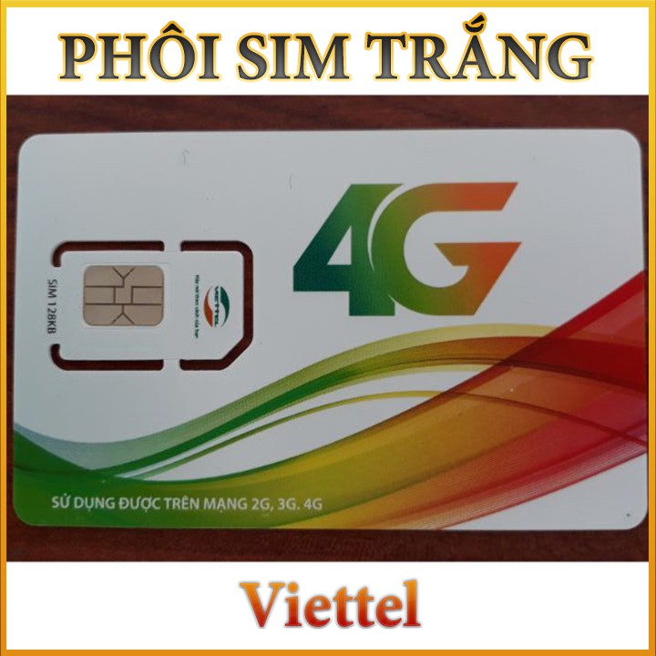 Phôi Sim Trắng Viettel - Mobifone - Vinaphone