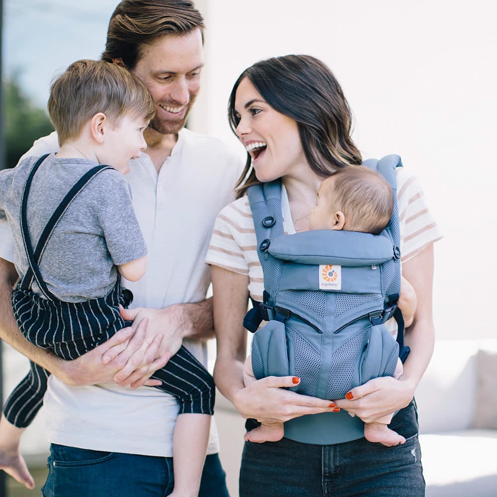 💝 Địu em bé Ergobaby Omni 360 Cool Air Mesh, bảo hành 12 tháng, đủ màu, địu trợ lực 4 tư thế cho bé từ 3,2-20kg