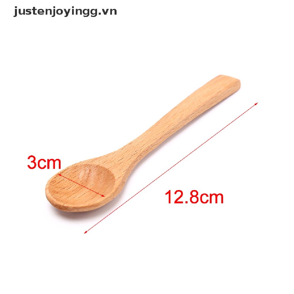 1 Muỗng Gỗ Tre Tròn Tiện Lợi Cho Nhà Bếp / Trà / Cà Phê