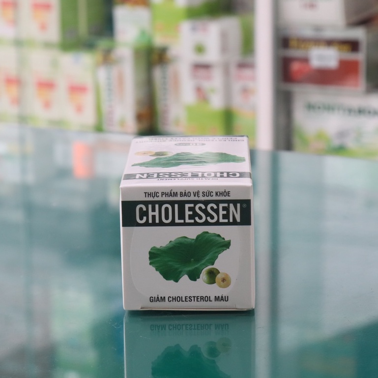 Cholessen – hỗ trợ làm giảm cholesterol trong máu, hỗ trợ làm giảm tình trạng gan nhiễm mỡ, bệnh tim mạch(Lọ 30 viên)