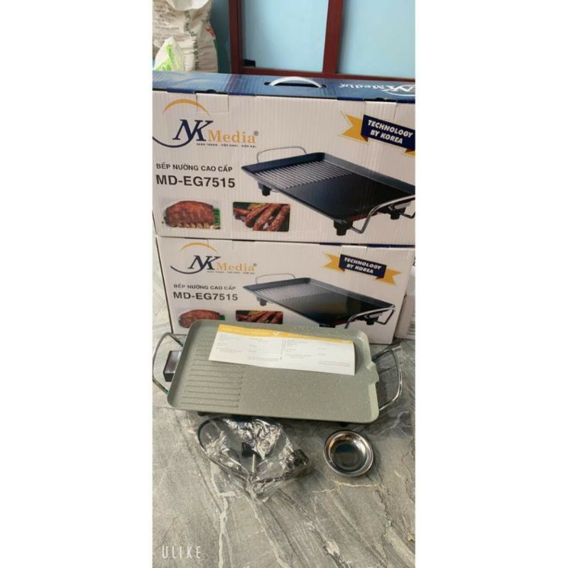 Bếp nướng điện không khói NK Media MD - EG7515, Bếp nướng điệnan toàn - vệ sinh - tiết kiệm