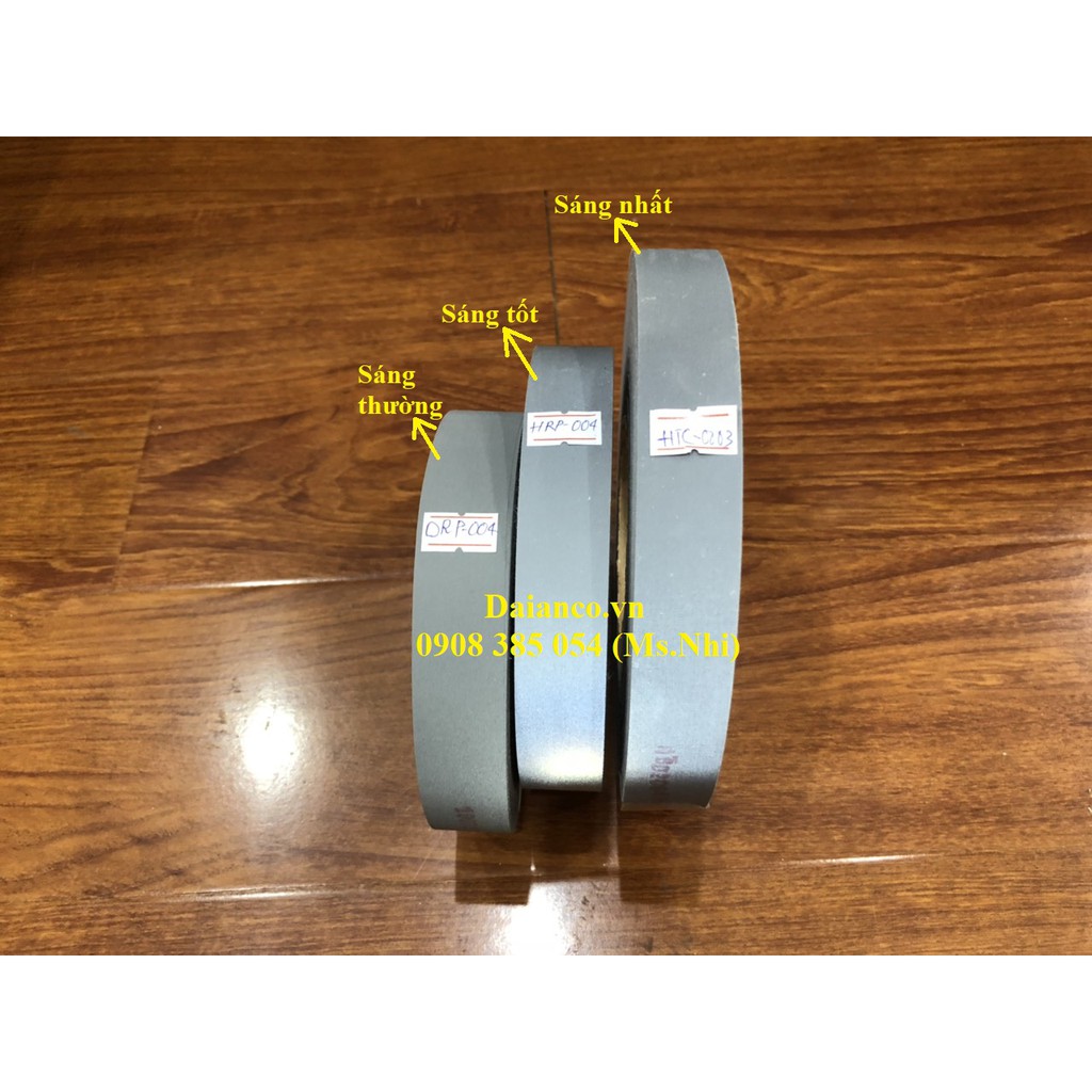 Cuộn dây phản quang vải poly màu xám bản 2,5cm*100m may kèm quần áo bảo hộ với 3 cấp độ phản quang - hà