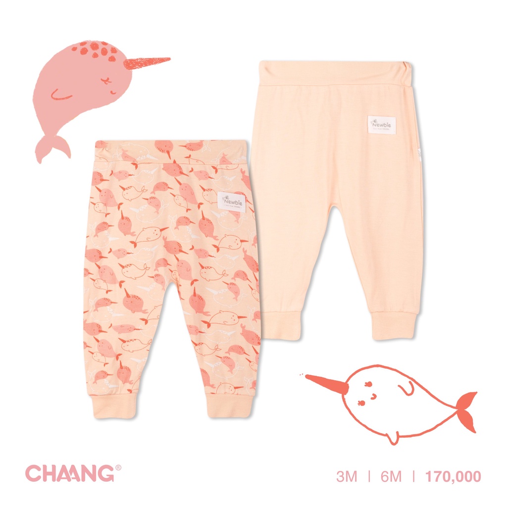 Set quần dài cotton cho bé sơ sinh Chaang Sea