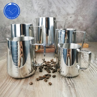 [HOT] Ca Đánh Sữa Có Vạch Đong Inox ( Vạch Đong Trong và Ngoài )