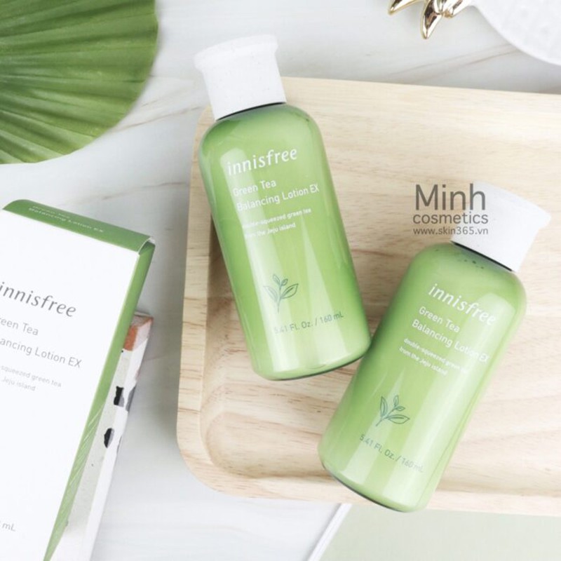 [L&V] Nước Hoa Hồng Trà Xanh Innisfree Green Tea Balancing Skin EX 200ml