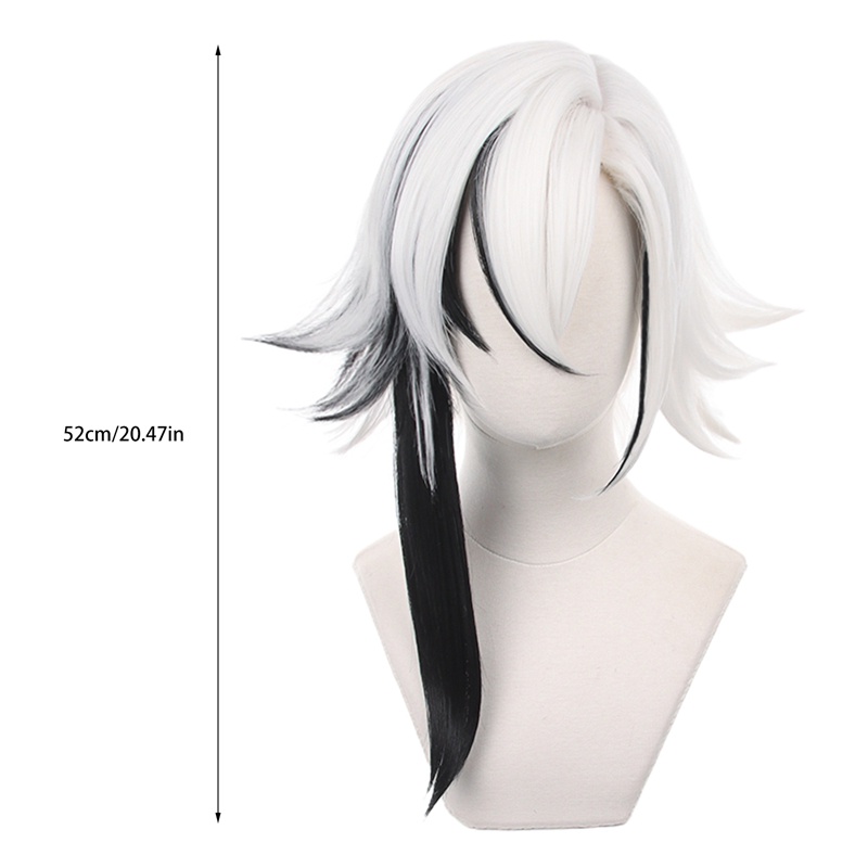 Tóc Giả Hóa Trang Nhân Vật Arlecchino Fatui Trong Game Genshin