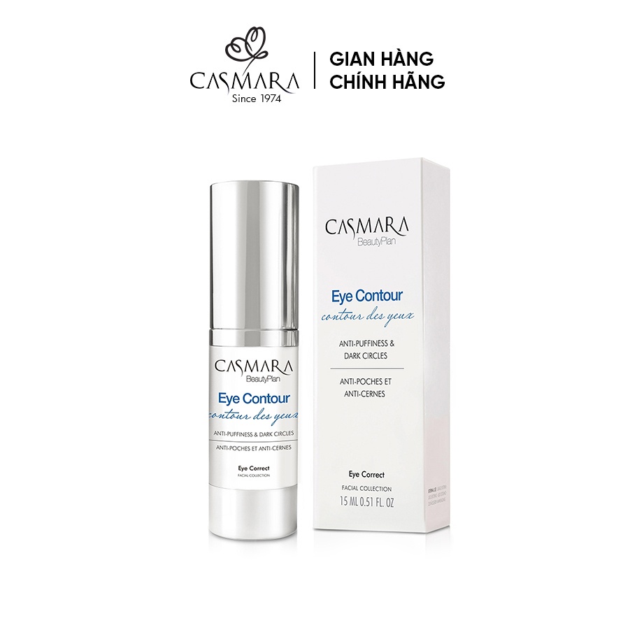 Kem Xóa Quầng Thâm Mắt CASMARA Eye Contour Anti-Puffiness &amp; Dark Circles 15ml