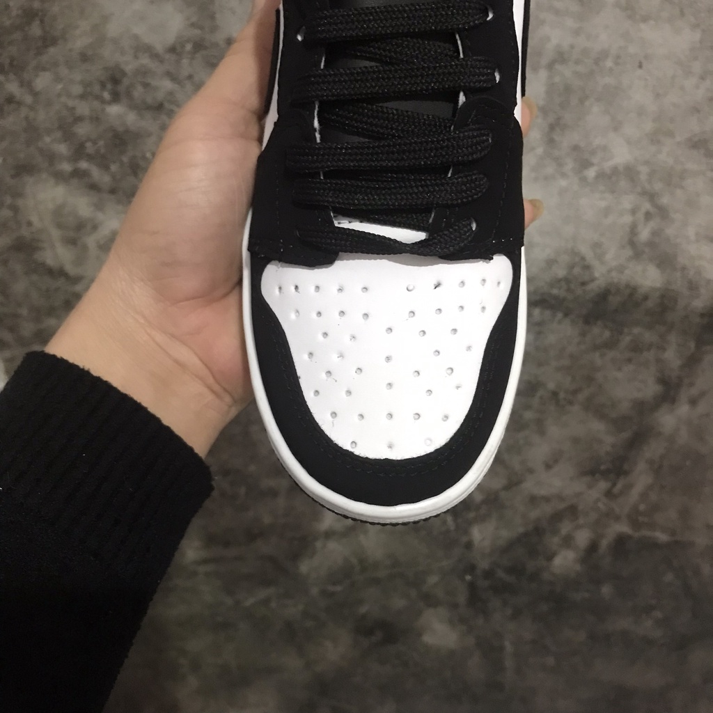 [SALE SỐC] Giày thể thao JORDAN 1 panda đen trắng thấp,kiểu dáng sneaker JD1 low mới nhất | BigBuy360 - bigbuy360.vn