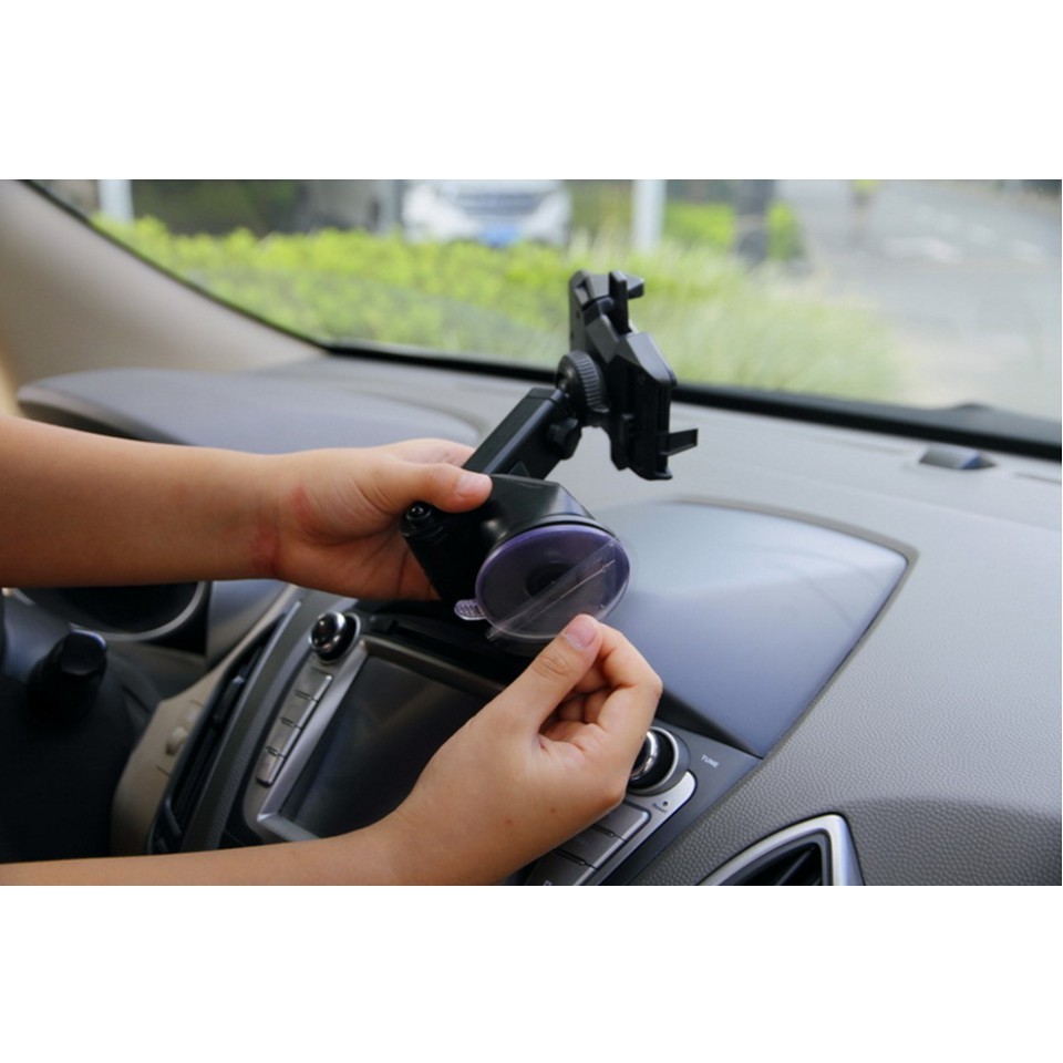 Giá đỡ kẹp điện thoại trên xe hơi, ô tô điều chỉnh 360 độ loại siêu chắc chắn | BigBuy360 - bigbuy360.vn