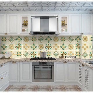 Siêu Rẻ - 10M Decal dán bếp tráng nhôm cách nhiệt phong cách hiện đại khổ rộng 60CM keo sẵn