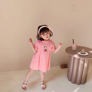 Bộ sưu tập váy suông nhiều mẫu cho bé iu