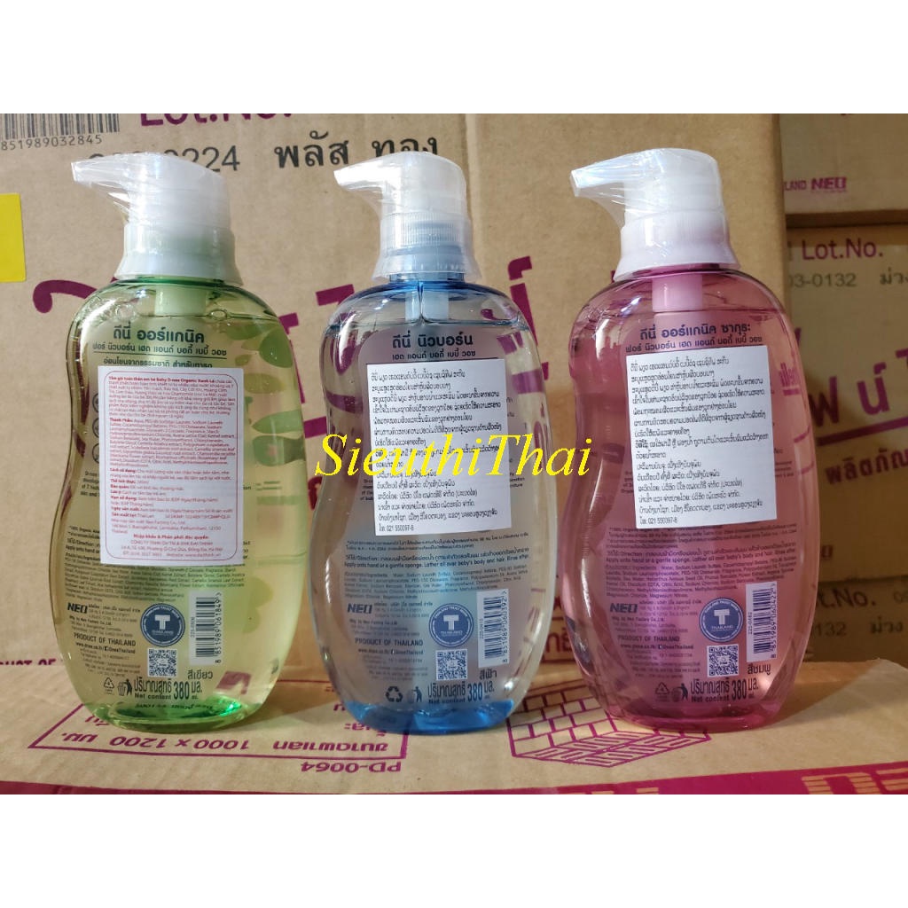 Sữa tắm và gội DNEE 380ML dành cho bé - Xuất xứ Thái Lan