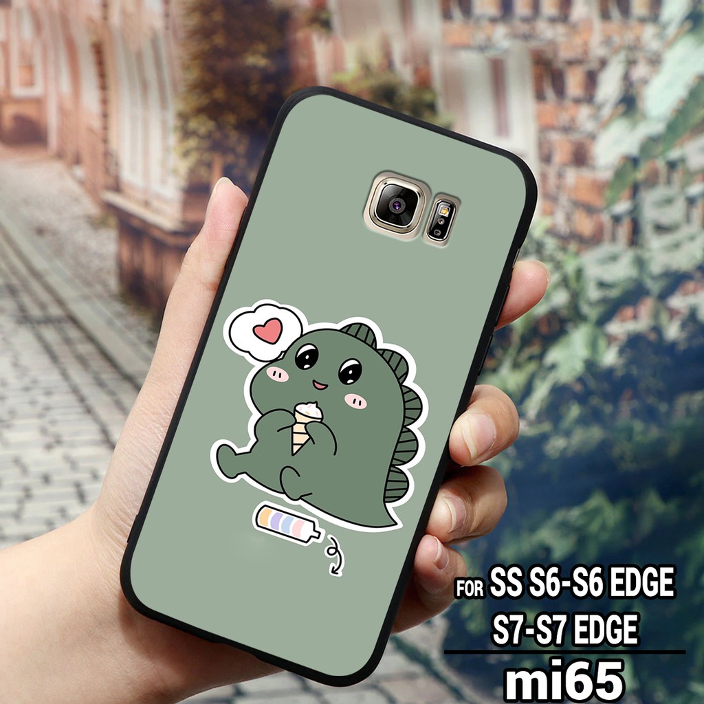 Ốp lưng SAMSUNG GALAXY Note 4 - Note 5 - S6 - S6 EDGE - S7 - S7 EDGE in hình chú khủng long nhỏ