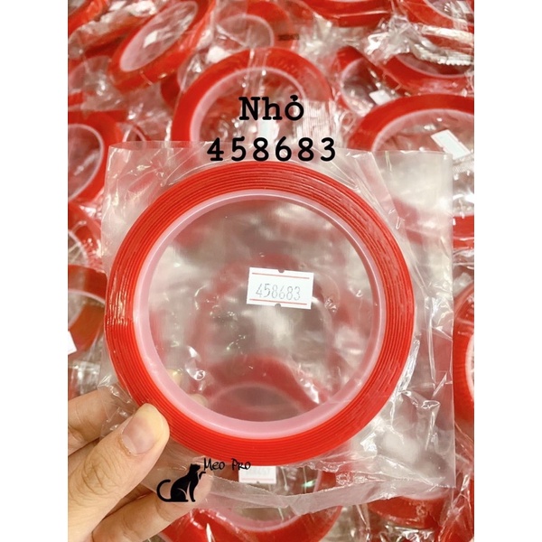 Cuộn keo 2 đỏ mặt dán móng , tạo fan mi