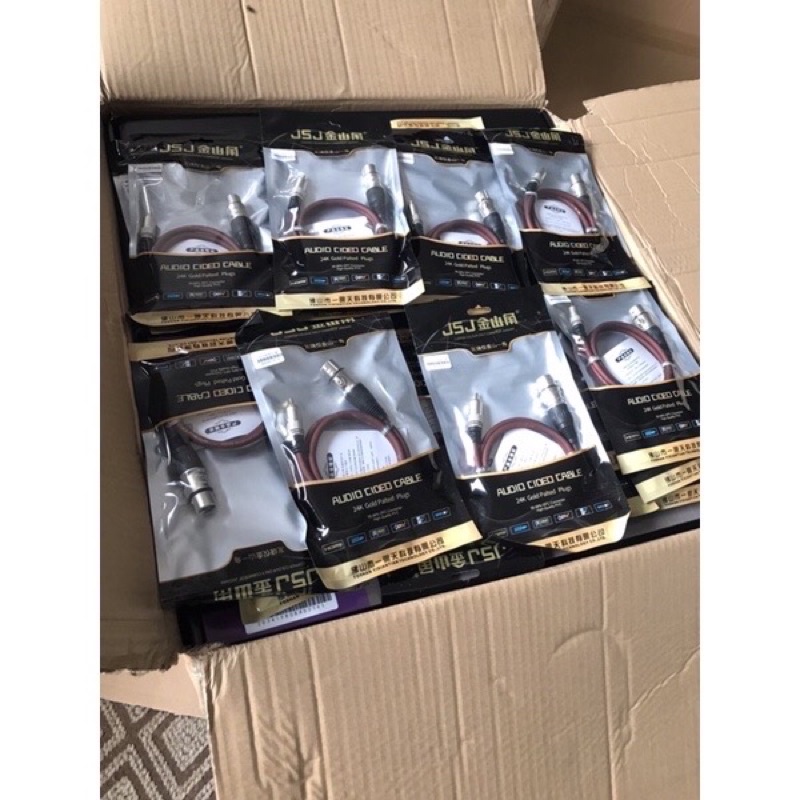 DÂY CANON RA AV/ CAP XỊN NHẬP KHẨU TAIWAN DÙNG CẮM TỪ VANG SỐ SANG AMPLY