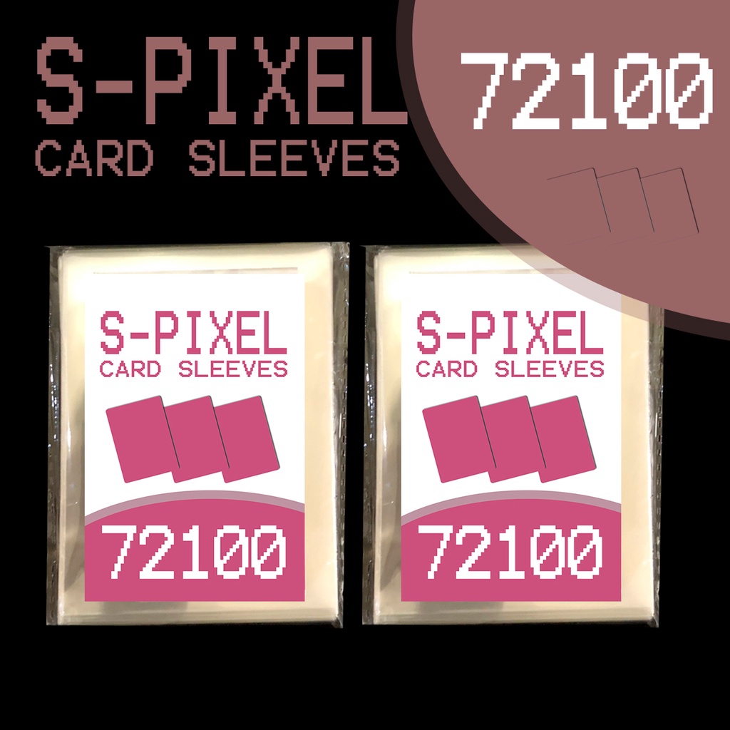 100 bọc bài S-PIXEL sleeve nhiều size, 5790, 5270, 72100, 60150. 6190, 6590