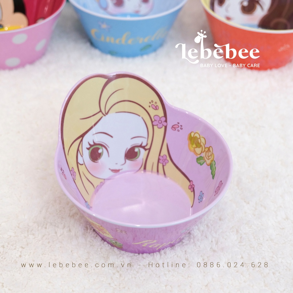 Chén/ Bát ăn nhựa Melamine họa tiết 3D nổi đáng yêu cho bé – Lebebee