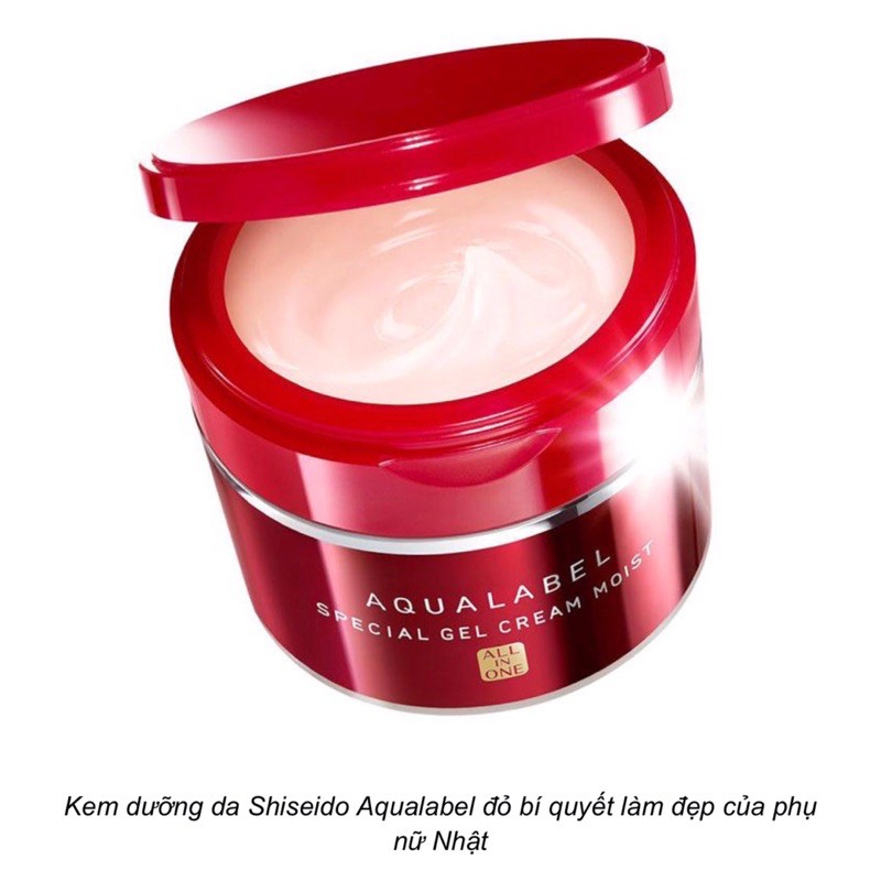 Kem dưỡng da Shiseido Aqualabel Special Gel 90g 5 in 1 - 5 bước đến làn da chuẩn Nhật