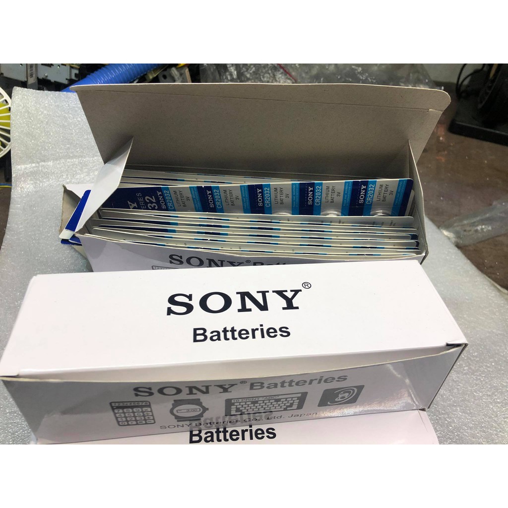 Vỉ 5 viên pin cr 2032 3v Hiệu SONY