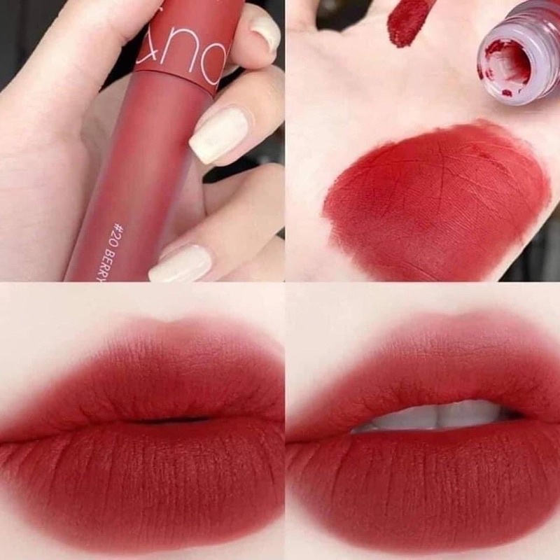 Son kem lì, lên màu chuẩn Hàn Quốc Romand Zero Velvet Tint 5.5g