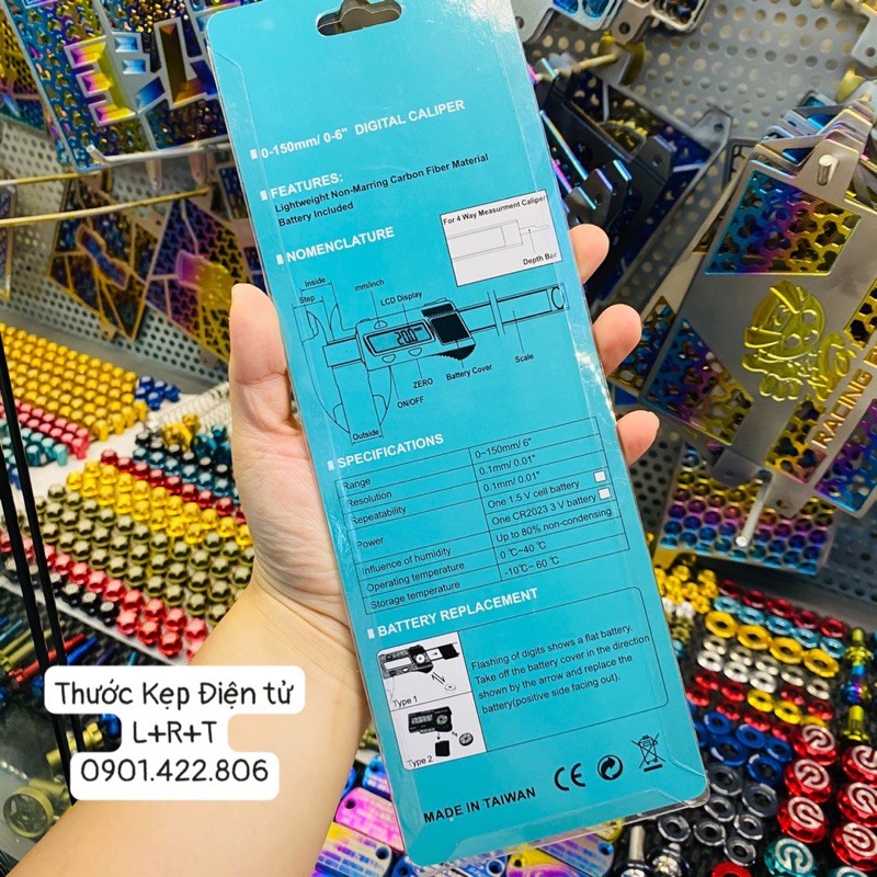 Thước cặp điện tử 𝟭𝟱𝟬𝗺𝗺 𝗟+𝗥+𝗧