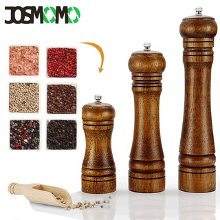 Bộ dụng cụ xay tiêu/muối bằng gỗ cổ điển 3 kích cỡ khác nhau