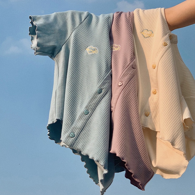 Áo Thun Ngắn Tay Màu Trơn Thêu Họa Tiết Dành Cho Nữ JL-TX-312