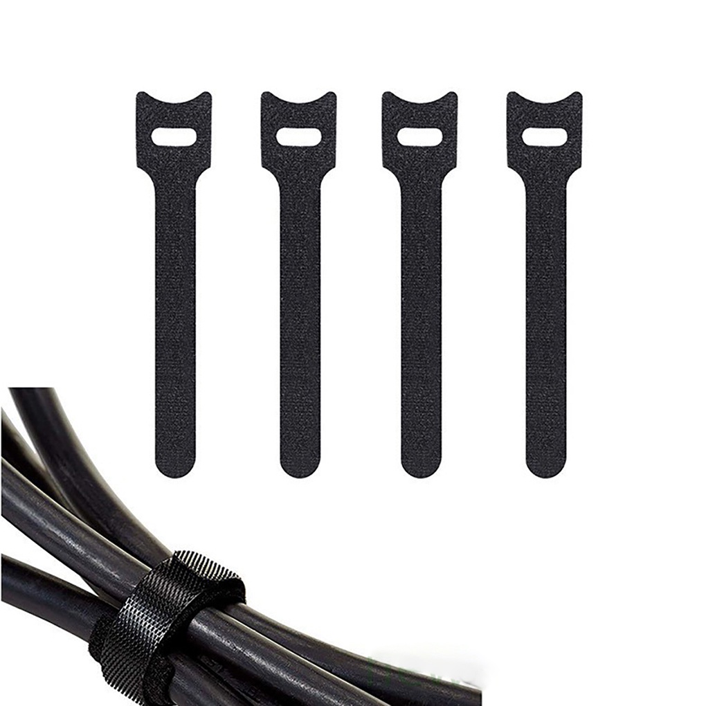 Combo 20 Dây Dán Băng Dính 2 Mặt Cột Buộc Dây Cáp, Tai Nghe Điện Thoại Gọn Gàng Đa Năng Tiện Lợi
