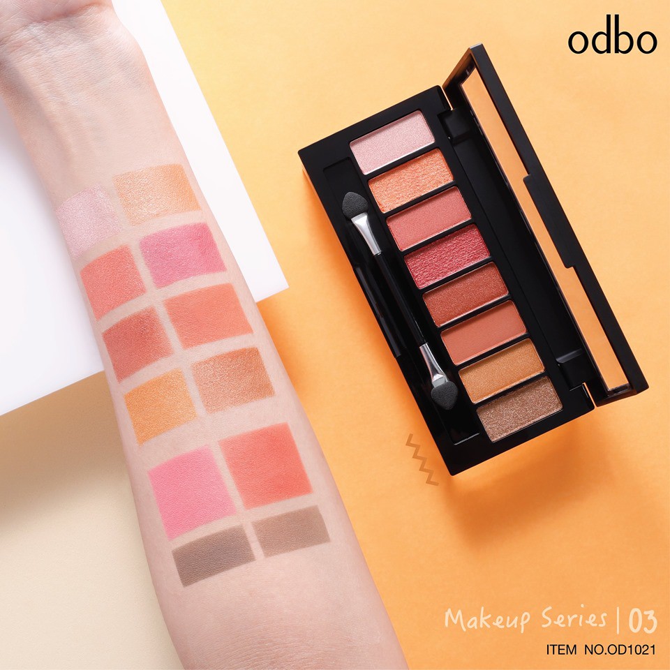 Set Phấn Mắt - Mày - Má Hồng Odbo Makeup Series