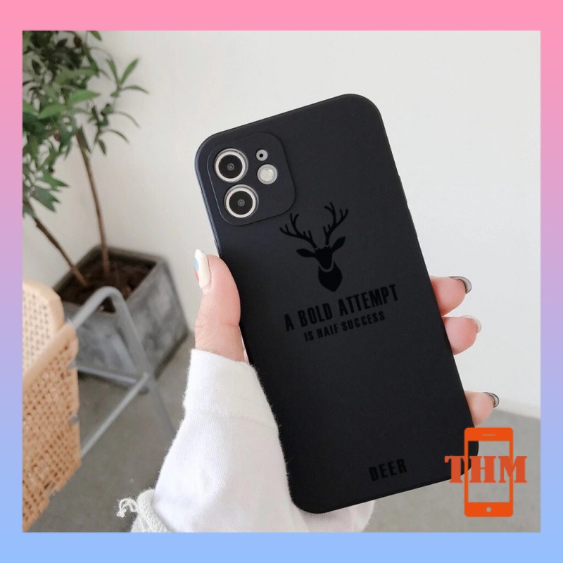 Ốp Điện Thoại In Hình Đầu Nai Cho iphone 11 12 13 pro max 6 6s 6splus 7 7plus 8plus x XS XR XS Max Plus Promax-259