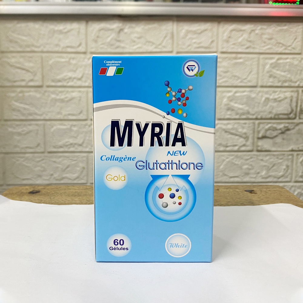 Viên Uống Myria Giúp Hỗ Trợ Chống Oxy Hóa, Tăng Cường Hệ Miễn Dịch, Làm Chậm Quá Trình Lão Hóa, Làm Đẹp Da - Hộp 60 viên
