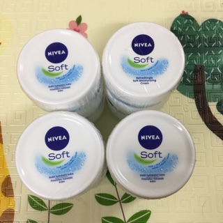 Combo kem dưỡng ẩm Nivea soft và kem nẻ bubchen