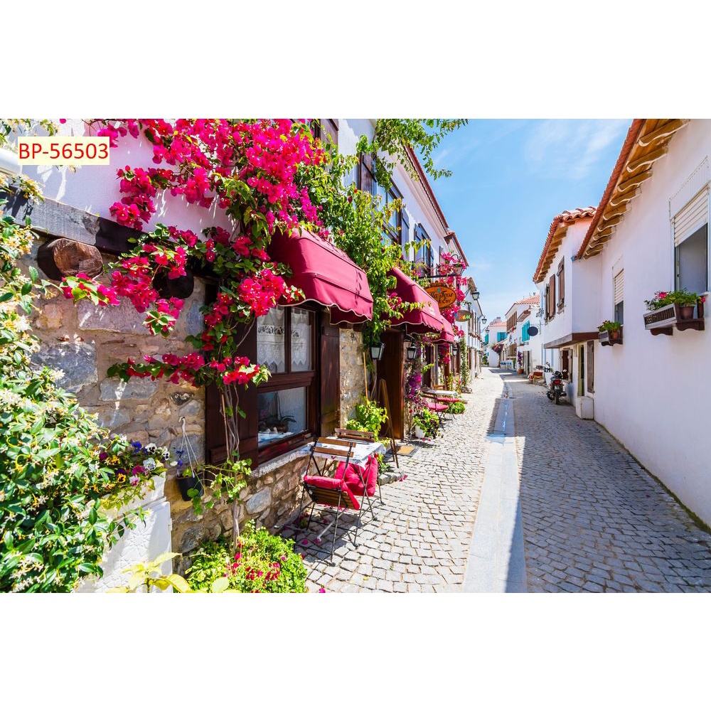 Tranh dán tường Quán Cafe, Trà Sữa, Trang Trí Cửa Hàng 3D mẫu hot