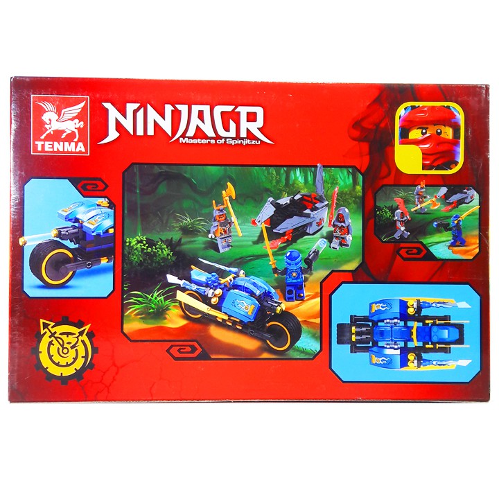 Bộ Lego xếp hình TM6403 Siêu Moto Chiến Đấu. 223 Chi Tiết. Lego Ninjago Lắp Ráp Đồ Chơi Cho Bé