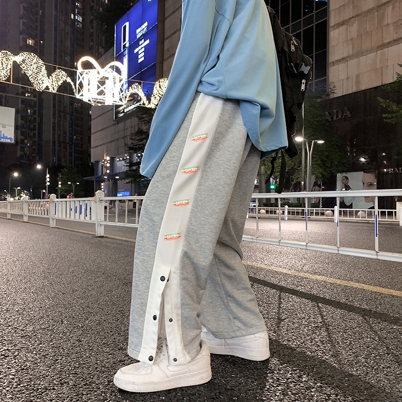 Quần ống rộng phong cách hip hop thời trang Hàn Quốc cho nam