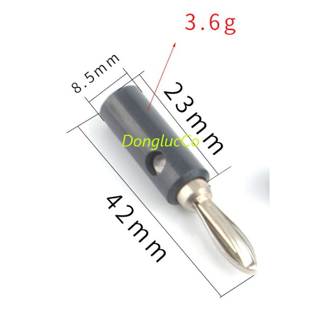 Bộ 10 jack cắm bắp chuối/ jack nối
